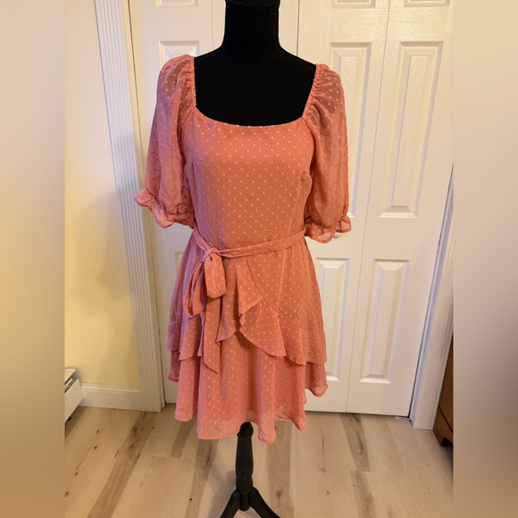 Francesca's Collections Dresses & Skirts - Francesca's Collections Pink Long Sleeve Dress